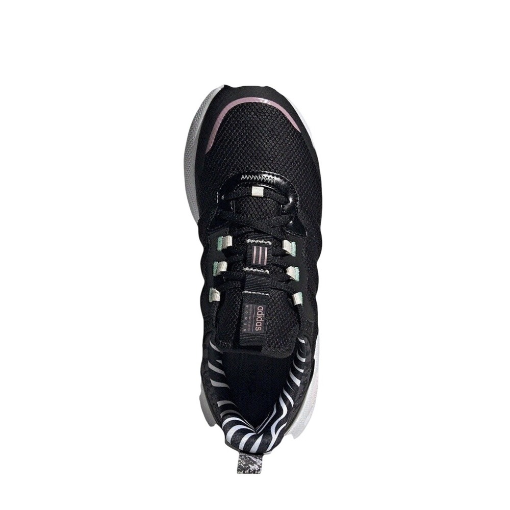 Adidas Puremotion Super Womens Shoes 7.5 Black Animal Print Sneakers HP2601 - Picture 2 of 6